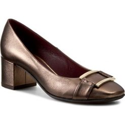 Półbuty GINO ROSSI - Risa DCG660-L82-YX00-2300-0 3M. Żółte półbuty damskie Gino Rossi, z aplikacjami, ze skóry, eleganckie, bez obcasa, na obcasie, bez zapięcia. W wyprzedaży za 159,00 zł.
