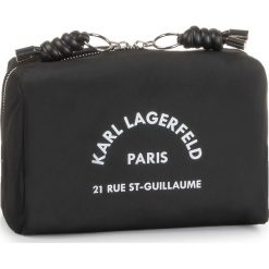 Kosmetyczka KARL LAGERFELD - 96KW3218 Black. Czarne kosmetyczki męskie KARL LAGERFELD, bez wzorów, z tkaniny. Za 399,00 zł.