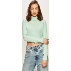 Pepe Jeans - Sweter Tiff x Dua Lipa. Fioletowe swetry damskie Pepe Jeans, s, bez wzorów, z bawełny, bez rękawów. Za 339,90 zł.