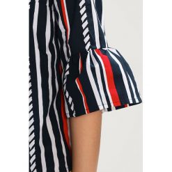 Bluzki asymetryczne: Cortefiel WITH BELL SHAPE CUFFS Bluzka red