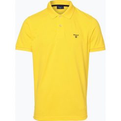 Gant - Męska koszulka polo – Rugger, żółty. Żółte koszulki polo GANT, m, prążkowane. Za 299,95 zł.