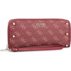 Duży Portfel Damski GUESS - Aline (Sg) Slg SWSG74 37460 MERLOT. Czerwone portfele damskie Guess, z aplikacjami, ze skóry ekologicznej. Za 279,00 zł.