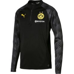 Bluza ze stójką, drużyna BVB Stadium. Czarne bluzy męskie rozpinane marki Puma, l, z długim rękawem, długie. Za 377,96 zł.