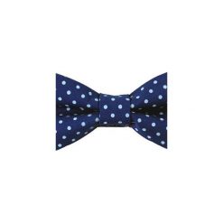 Mucha gotowa bowstyle Niebieska błękitne kropki. Niebieskie muchy męskie Bowstyle, w kropki, z tkaniny. Za 72,00 zł.