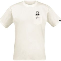 T-shirty męskie: The Dudes Helles T-Shirt kremowy