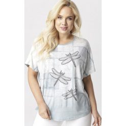 Miętowa Bluzka Naumora. Zielone bluzki damskie Born2be, xl, bez wzorów, bez kołnierzyka, bez rękawów. W wyprzedaży za 49,99 zł.