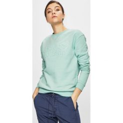 Jack Wolfskin - Bluza. Szare bluzy damskie Jack Wolfskin, s, z nadrukiem, z bawełny, bez rękawów, bez kaptura. W wyprzedaży za 199,90 zł.