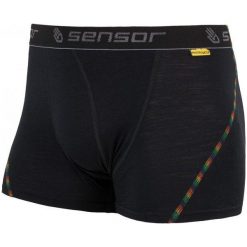 Sensor Bokserki Merino Air M Blue L. Niebieskie slipy męskie termoaktywne Sensor, m, bez wzorów, z wełny. W wyprzedaży za 79,00 zł.