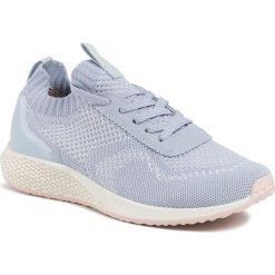 Sneakersy TAMARIS - 1-23714-24 Powder Blue 847. Niebieskie półbuty damskie Tamaris, z tworzywa sztucznego. Za 229,00 zł.