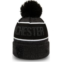 New Era - Czapka. Czarne czapki męskie New Era, na zimę, bez wzorów, z poliesteru. Za 129,90 zł.