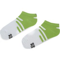 Skarpety Niskie Unisex CUP OF SOX - Endolijki F Biały Zielony. Zielone skarpetki damskie marki Cup of sox, bez wzorów, z elastanu. Za 15,00 zł.
