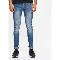 Jeansy męskie regular: Jeansy skinny regular - Niebieski