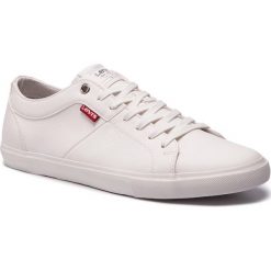 Tenisówki LEVI'S - 225826-794-50 Brilliant White. Białe półbuty męskie Levi's®, na co dzień, bez wzorów, z gumy, eleganckie, bez zapięcia. Za 259,00 zł.