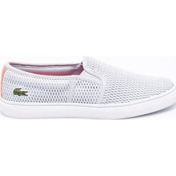 Lacoste - Trampki. Szare trampki damskie slip on Lacoste, z gumy. W wyprzedaży za 239,90 zł.