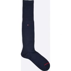 Tommy Hilfiger - Skarpety. Niebieskie skarpetki męskie TOMMY HILFIGER, bez wzorów, z bawełny. Za 49,90 zł.