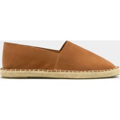 Espadryle męskie: Zamszowe espadryle w kolorze camel