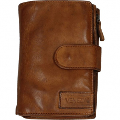 Portfel - 4208446 TAN. Żółte portfele damskie Venezia, ze skóry. Za 199,00 zł.
