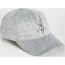Czapka z daszkiem Looney tunes - Jasny szar. Szare czapki damskie Sinsay, bez wzorów. Za 24,99 zł.
