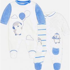 Mayoral - Śpioszki niemowlęce 55-75 cm (2-pack). Różowe piżamy niemowlęce Mayoral, bez wzorów, z dzianiny. W wyprzedaży za 99,90 zł.
