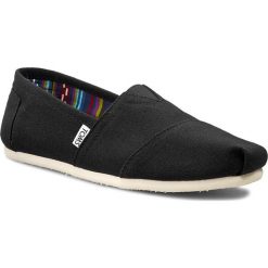 Półbuty TOMS - Classic 10000862 Black. Czarne półbuty męskie Toms, na co dzień, bez wzorów, ze skóry, klasyczne, bez zapięcia. W wyprzedaży za 129,00 zł.