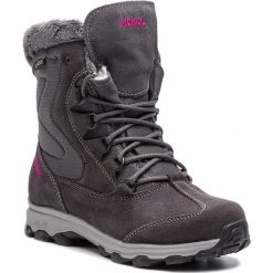 Trekkingi MEINDL - Civetta Lady Gtx GORE-TEX 7664 Grau/Malve 03. Szare trapery damskie MEINDL, ze skóry, bez obcasa, bez zapięcia. W wyprzedaży za 559,00 zł.