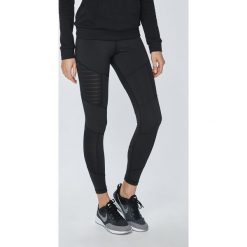 Reebok - Legginsy. Czarne legginsy damskie Reebok, l, bez wzorów, z elastanu. W wyprzedaży za 159,90 zł.
