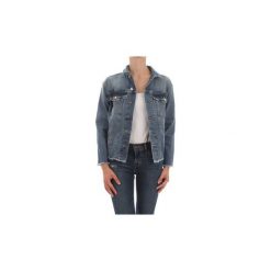 Kurtki jeansowe Kaos Collezioni KP6DC028. Niebieskie kurtki damskie Kaos Collezioni, l, bez wzorów, z jeansu, bez kaptura. Za 210,38 zł.
