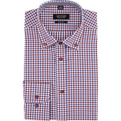 Koszula bexley 2576 długi rękaw slim fit bordo. Niebieskie koszule męskie marki Recman, m, bez wzorów, bez kołnierzyka, z długim rękawem. Za 89,99 zł.