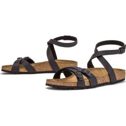 BIRKENSTOCK BLANCA > 1015840. Sandały damskie Birkenstock, w paski, ze skóry, street, bez obcasa, z paskami. W wyprzedaży za 239,99 zł.