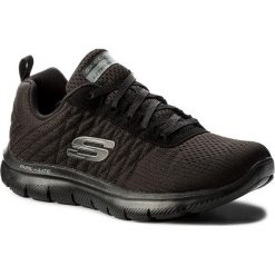 Buty SKECHERS - Break Free 12757/BBK Black. Czarne buty sportowe damskie Skechers, bez wzorów, z tworzywa sztucznego, sportowe, na fitness i siłownię. W wyprzedaży za 239,00 zł.