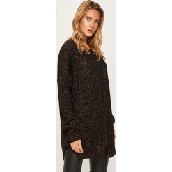 Trussardi Jeans - Kardigan. Czarne swetry damskie Trussardi Jeans, s, bez wzorów, z poliesteru. W wyprzedaży za 649,90 zł.