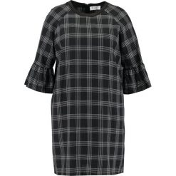 Sukienki: Elvi CHECK FRILL DRESS Sukienka letnia black