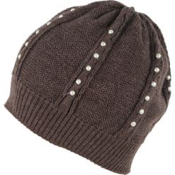 Czapka damska Perłowe dżety brązowa. Czerwone czapki zimowe damskie marki Art of Polo. Za 39,22 zł.