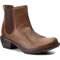 Buty zimowe damskie: Sztyblety FLY LONDON – Make P142458022 Camel
