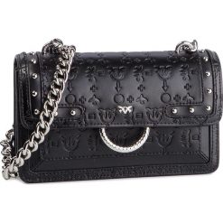 Torebka PINKO - Mini Love Monogram Tracolla PE 19 PLTT 1P21AN Y5EY Black Z99. Czarne torebki klasyczne damskie marki Pinko, bez wzorów, ze skóry, wizytowe, bez dodatków. Za 1359,00 zł.