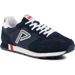 Sneakersy Pepe Jeans Klein Archive PMS30592. Niebieskie sneakersy męskie Pepe Jeans, bez zapięcia. W wyprzedaży za 249,00 zł.