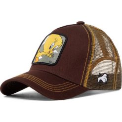 Czapka z daszkiem CAPSLAB - Looney Tunes Titi CL/LOO2/1/TIT1 Brown. Pomarańczowe czapki damskie CapsLab, bez wzorów, z bawełny. Za 129,00 zł.