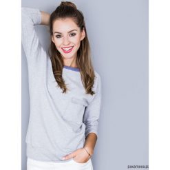 Szara bluza. Szare bluzy damskie Pakamera, bez wzorów, z dzianiny, bez rękawów, bez kaptura. Za 111,00 zł.