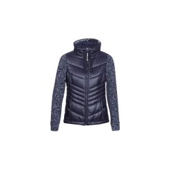 Kurtki pikowane Superdry SD STORM SHINE ZIPHOOD. Niebieskie kurtki damskie Superdry, bez wzorów, bez kaptura. Za 431,20 zł.