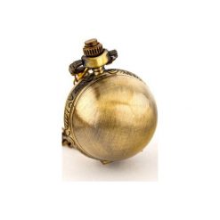 KULECZKA I (GOLDEN) - zegarek wisiorek na łańcuszku. Pomarańczowe zegarki damskie marki Drobiny czasu, z brązu. Za 109,00 zł.
