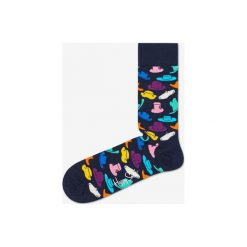 Happy Socks Hats Skarpetki Czarny Wielokolorowy. Czarne skarpetki męskie Happy Socks, bez wzorów, z elastanu. Za 51,95 zł.