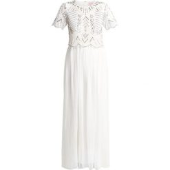 Miss Selfridge EMBELLISHED TOP SKIRT Suknia balowa ivory. Białe topy damskie marki Miss Selfridge, bez wzorów, z poliesteru, wizytowe, bez kołnierzyka, bez rękawów. Za 569,00 zł.