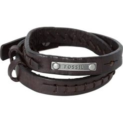 Bransoletki męskie: Fossil Bransoletka dark brown