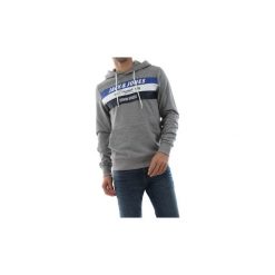 Bluzy Jack Jones 12147688 SHAKEDOWN HOOD. Szare bluzy męskie Jack & Jones, s, bez wzorów, bez kołnierzyka, bez rękawów, bez kaptura. Za 107,55 zł.