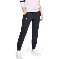 Under Armour Spodnie dresowe Czarny. Czarne spodnie damskie Under Armour, m, z bawełny. Za 206,95 zł.