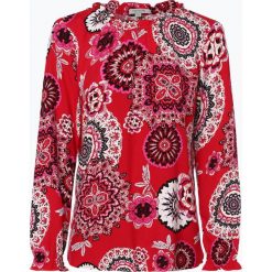 Comma casual identity - Bluzka damska, czerwony. Czerwone bluzki damskie marki comma casual identity, bez wzorów, casualowe, z falbankami, bez rękawów. Za 169,95 zł.