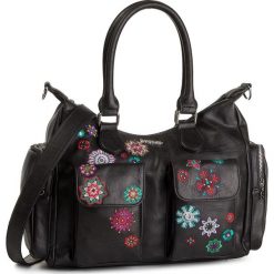 Torebka DESIGUAL - 19WAXPX0 2000. Czarne torebki klasyczne damskie Desigual, bez wzorów, ze skóry ekologicznej, klasyczne, bez dodatków. Za 349,00 zł.