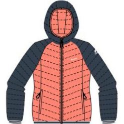 Kurtki sportowe damskie: ELBRUS Kurtka damska VARIKA WO'S Fluo Peach/ Midnight Navy r. XL