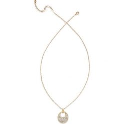 Łańcuszek z kryształami Swarovskiego® bonprix pozłacany. Żółte łańcuszki damskie marki bonprix, pozłacane. Za 59,99 zł.
