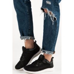 MODNE BUTY NA TRENING. Szare trampki i tenisówki damskie marki AX BOXING, bez wzorów, bez zapięcia. Za 77,00 zł.